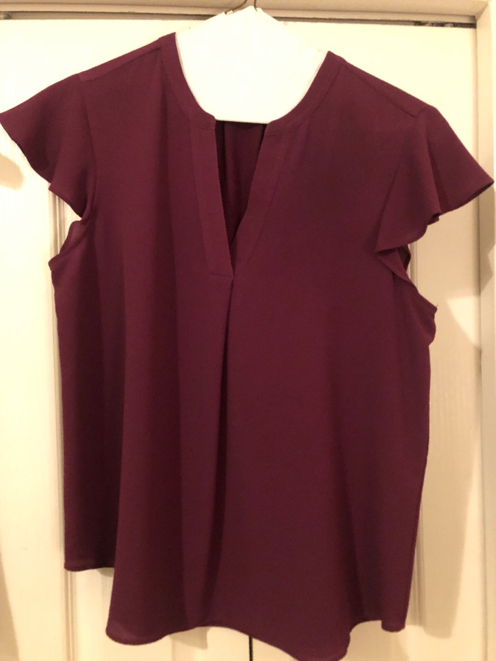 Beautiful plum color blouse